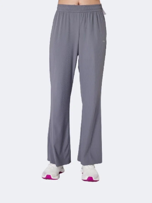 women's skinny trousers -women's knitted sweaters -Anta  Women Tennis Pant Light Grey