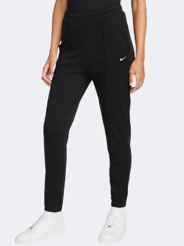 stretchy leggings for women -trendy women's shirts -Nike Sportswear Chill Terry Women Lifestyle Pant Black/Sail