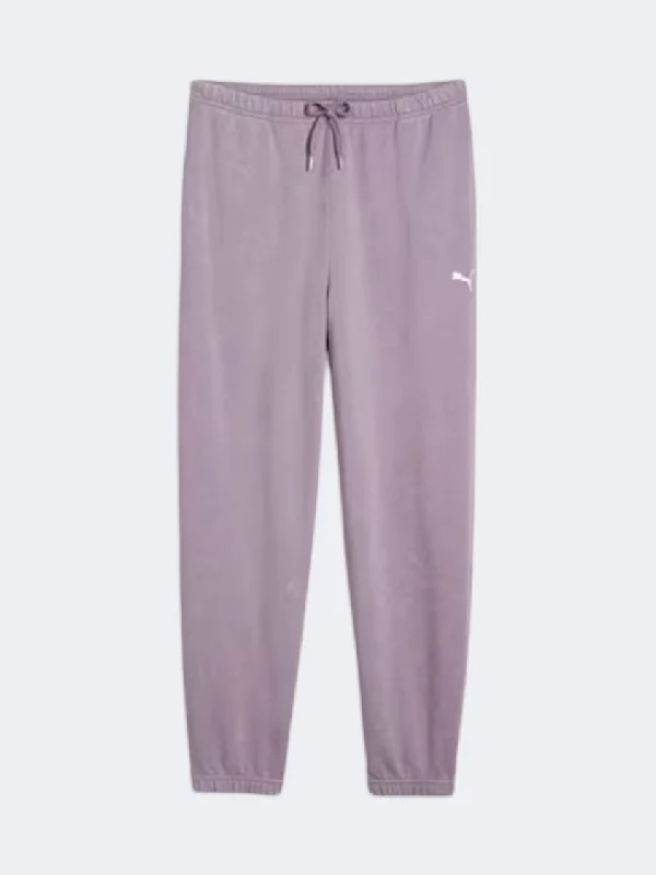 women's bootcut trousers -soft touch blouses for women -Puma Dare To Gym 2K Washed Women Lifestyle Pant Pale Plum