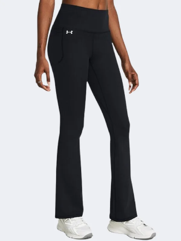 loose linen trousers for women -women's mesh tops -Under Armour Motion Flare Women Training Pant Black/White