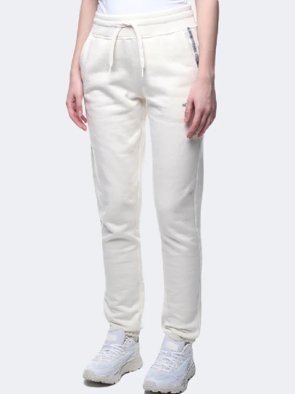 women's leather pants -women's casual tank tops -The North Face Zummu Women Lifestyle Pant White Dune