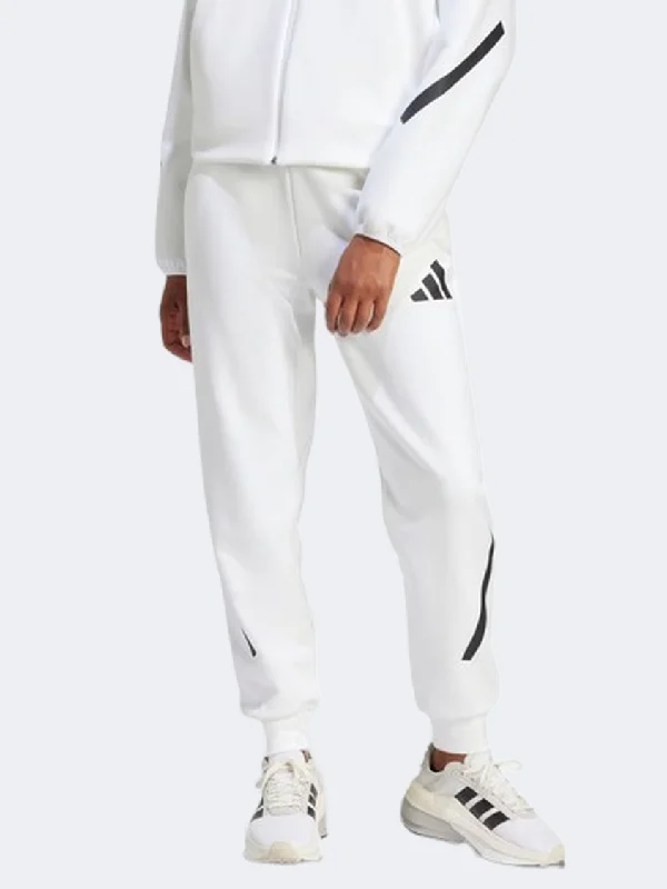 retro-style pants for women -women's henley shirts -Adidas Z N E Women Sportswear Pant White