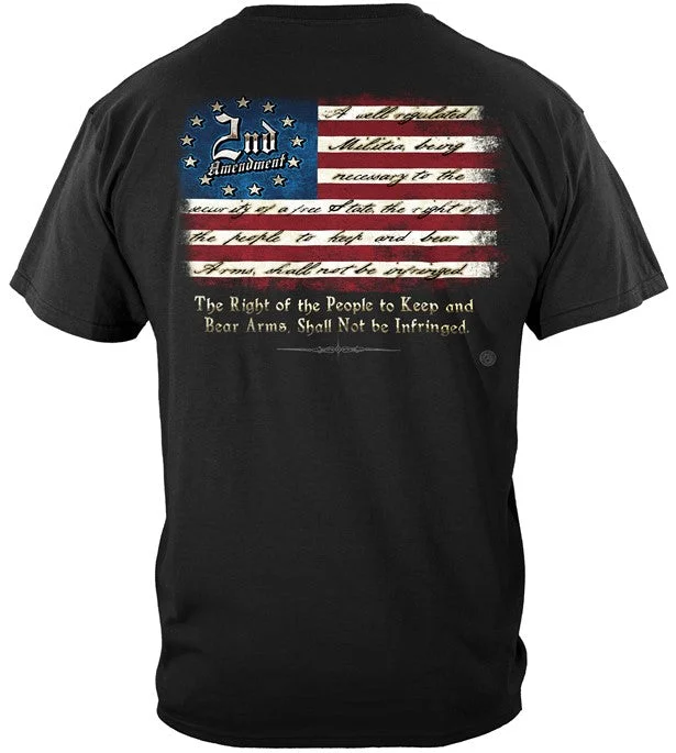 modest tops for women -2nd Amendment "The Right of the People" Patiotic T-Shirt #RN2367- Discontinued