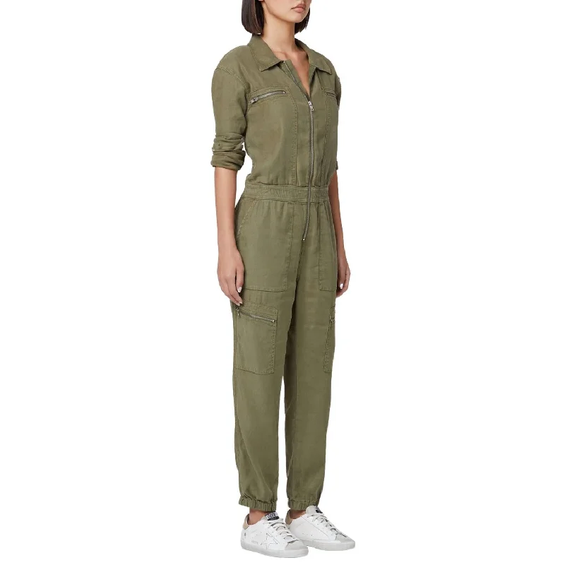 office pants for women -printed shirts for women -Flight Suit In Dried Herb