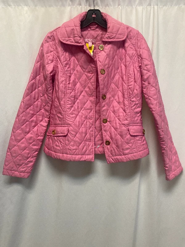 sporty jackets for women -lightweight summer tops for women -Coat Puffer & Quilted By Lilly Pulitzer In Pink, Size: Xs