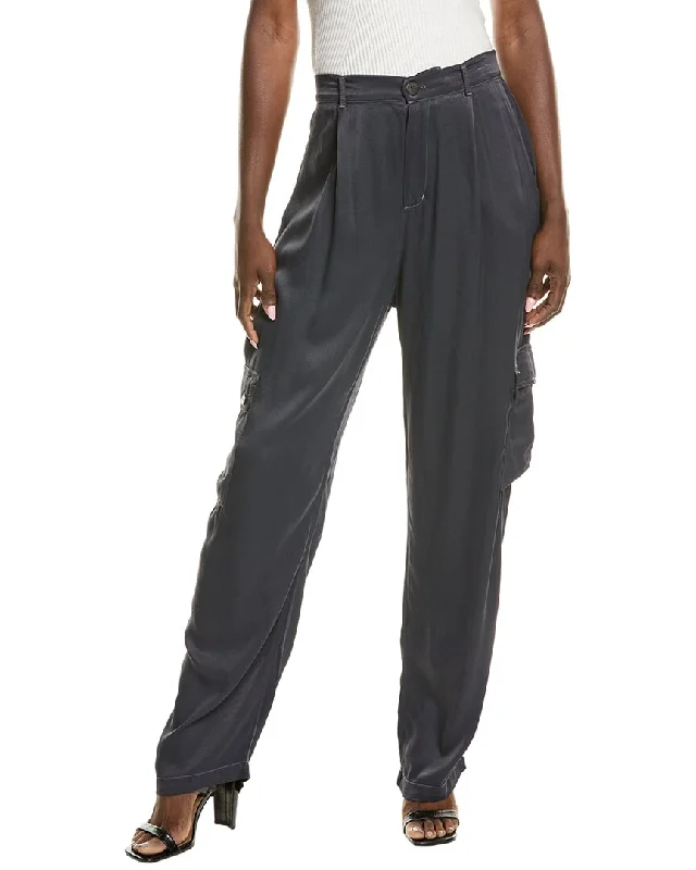 ladies' dress pants -women's party tops -Bella Dahl Pleated Cargo Trouser