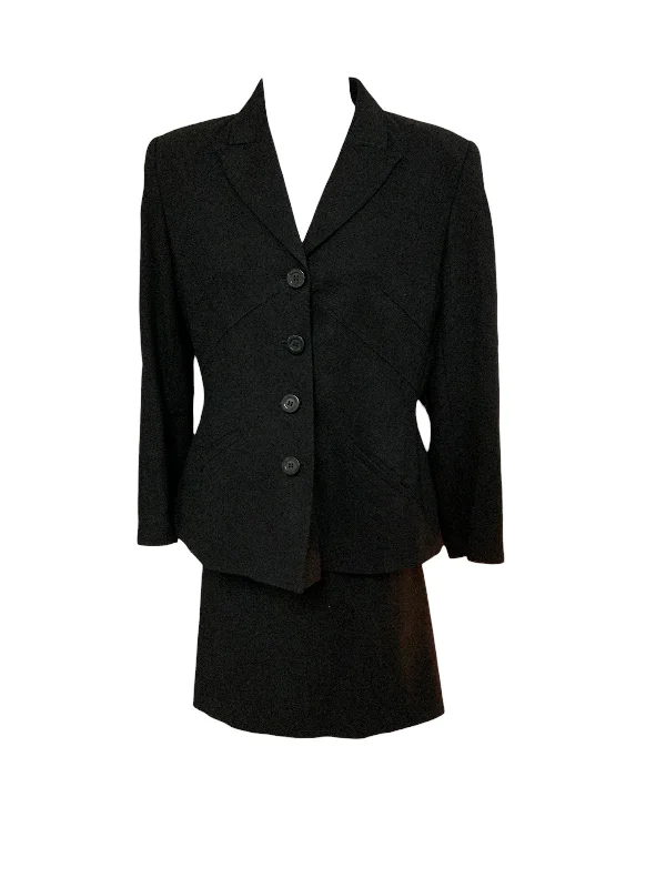 women's raincoats -women's velvet tops -Petite Sophisticate Women's 2pc Skirt Suit 4P