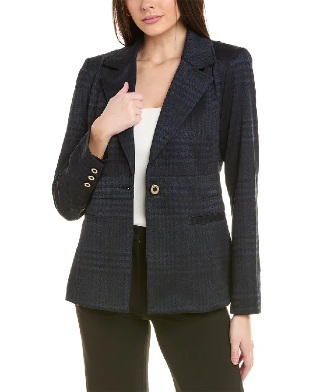 soft shell jackets for women -women's ribbed tops -cabi Checkout Blazer