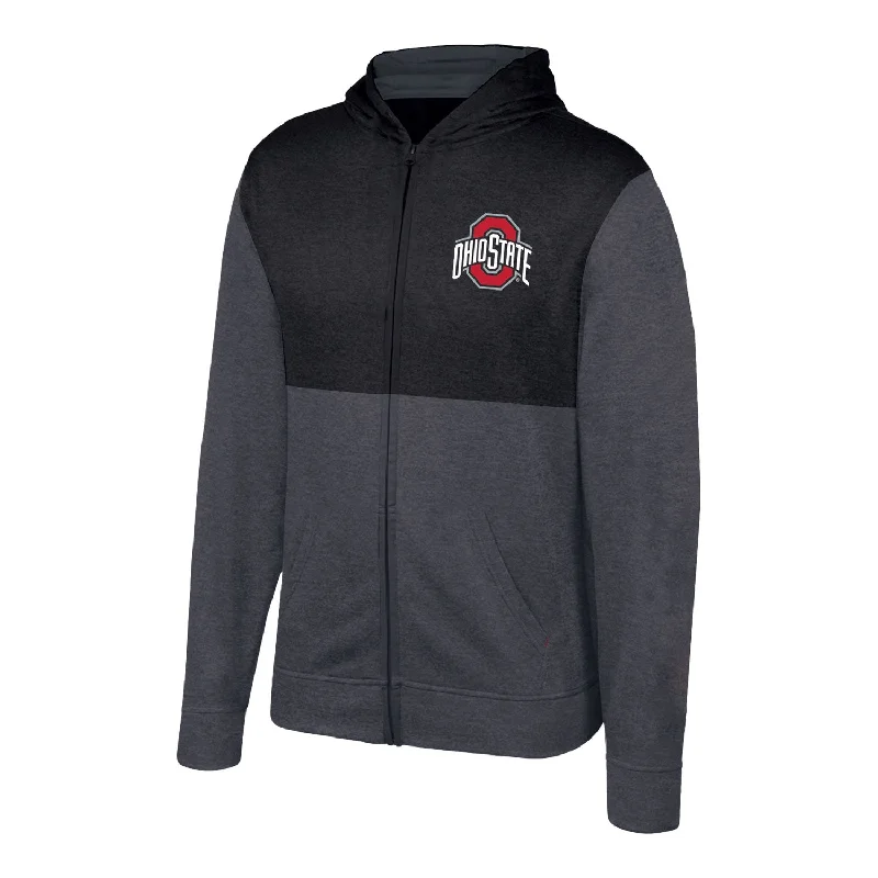 thermal coats for women -women's wrap tops -Ohio State Buckeyes Big & Tall Puff Jacket