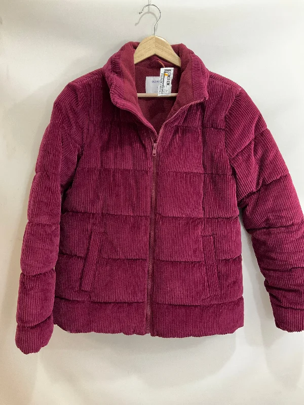 breathable jackets for women -cozy women's tops -Coat Other By Old Navy In Maroon, Size: S