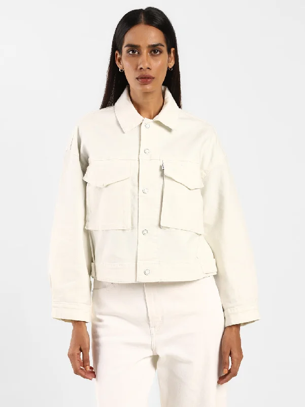 elegant capes for women -printed shirts for women -Levi's x Deepika Padukone Long Trucker Jacket