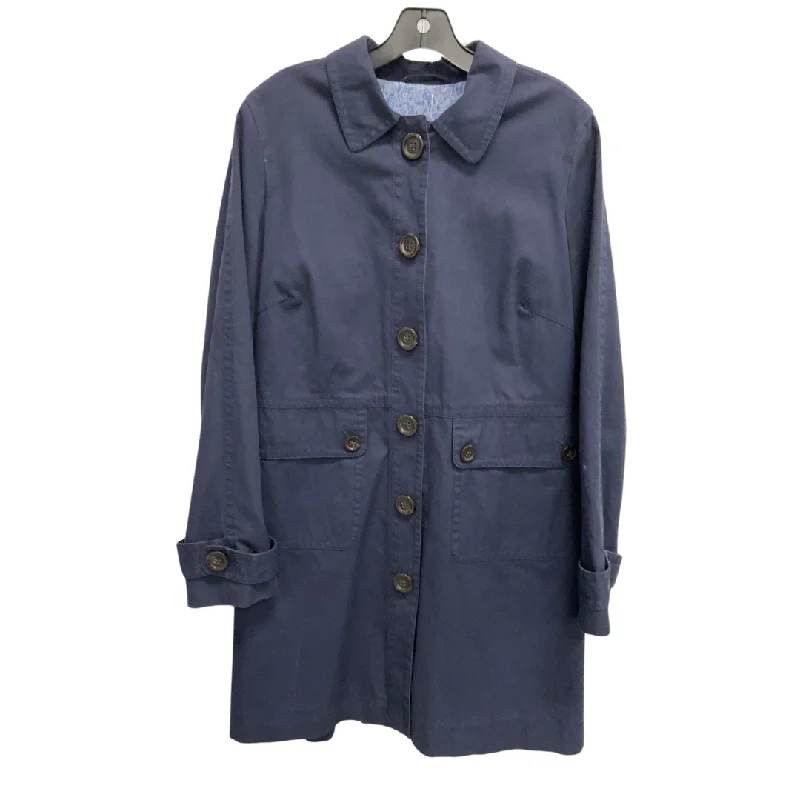 soft shell jackets for women -women's ribbed tops -Coat Other By Gap In Navy, Size: L