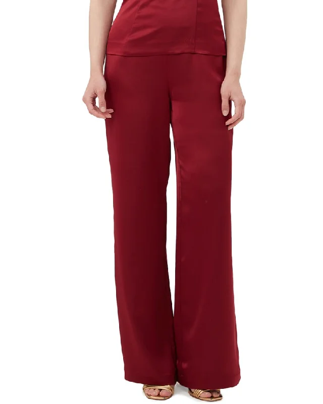 loose linen trousers for women -women's mesh tops -Trina Turk Enryo Pant