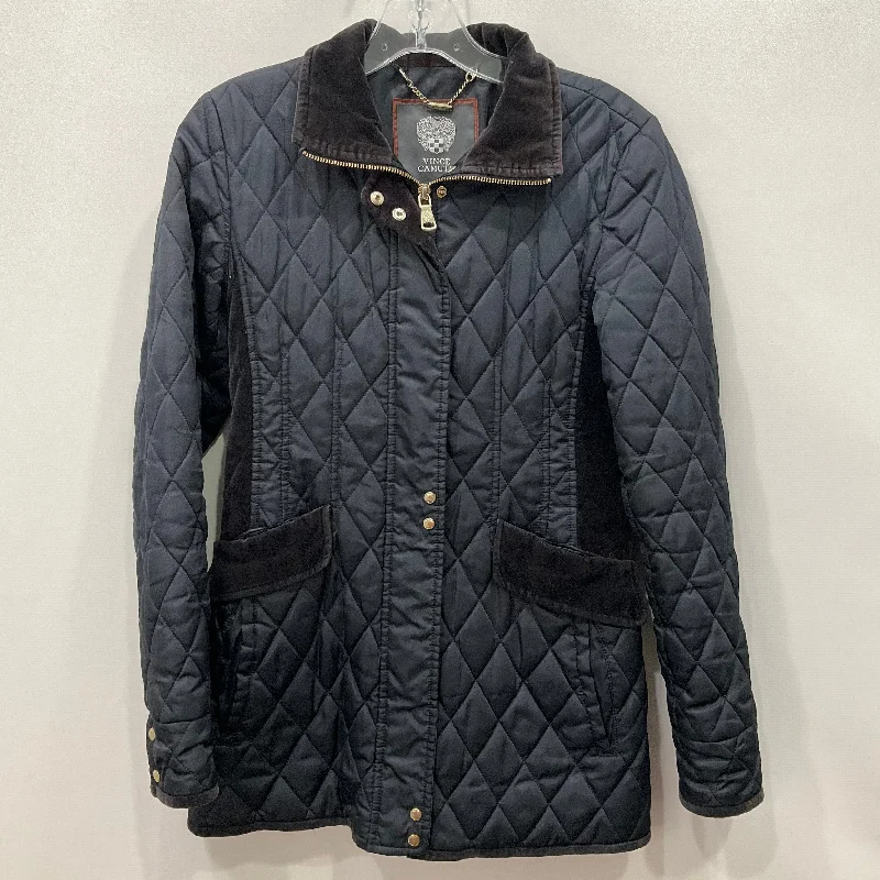 women's hooded coats -women's casual tank tops -Coat Puffer & Quilted By Vince Camuto In Navy, Size: Xs