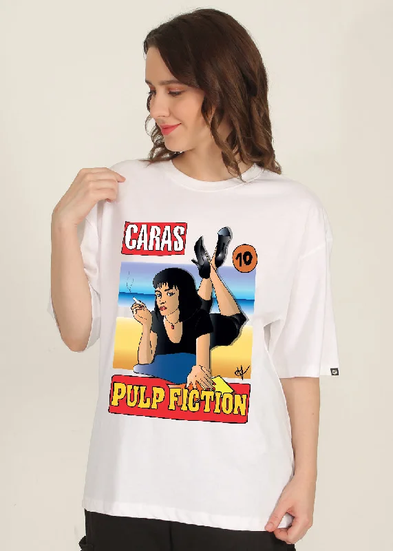 elegant chiffon blouses -Pulp Fiction Women Oversized T-Shirt | Buy Now | Pronk