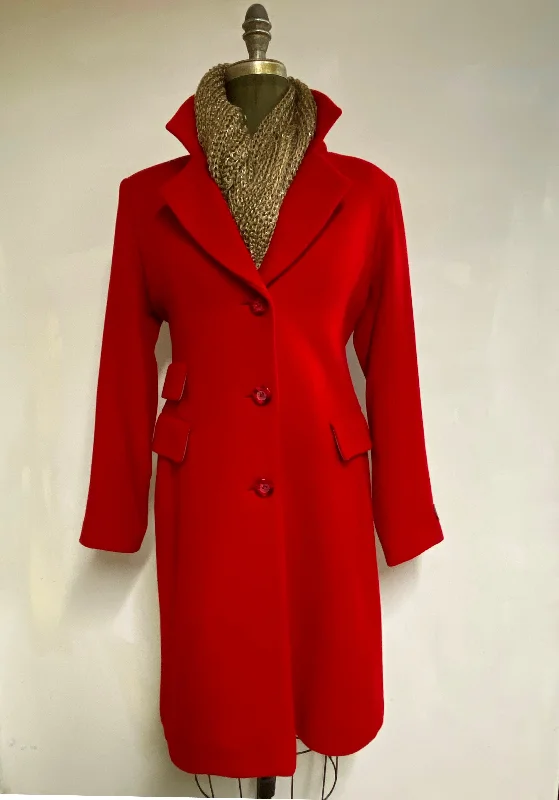 warm winter coats for women -stylish tops for ladies -Mary Equestrian Style Coat - Cashmere & Wool Blend