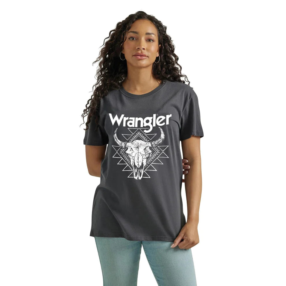 silky tops for women -WRANGLER WOMEN'S Boyfriend SHORT SLEEVE T-SHIRT