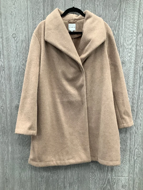 warm winter coats for women -stylish tops for ladies -Coat Other By Cyrus Knits In Brown, Size: 2x