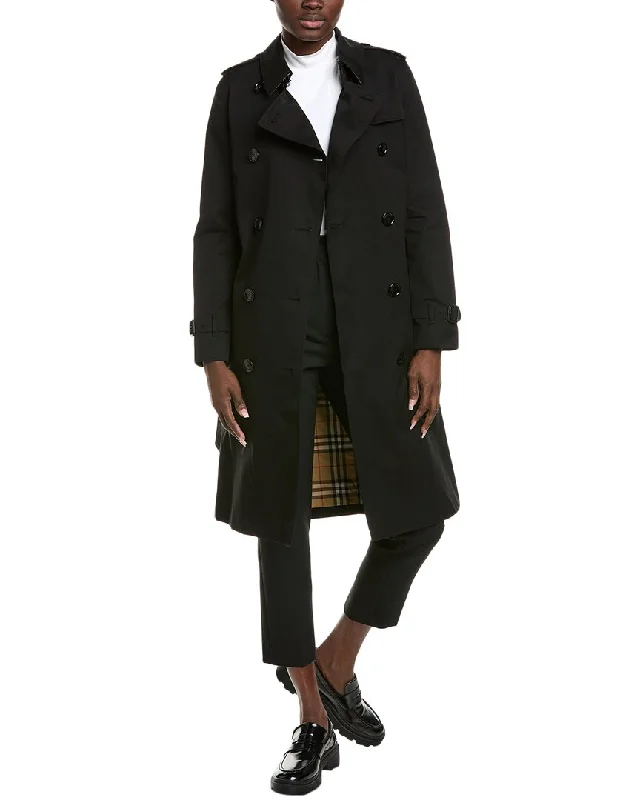 stylish jackets for women -women's cotton t-shirts -Burberry Kensington Trench Coat