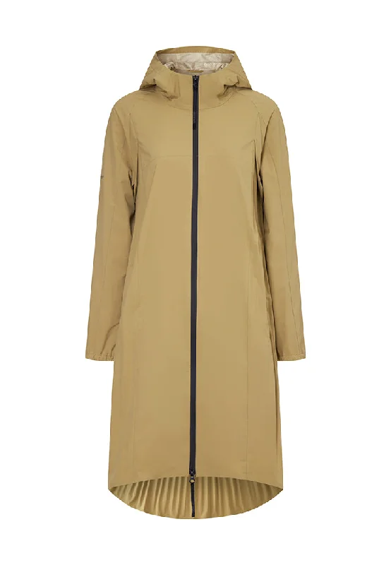 everyday coats for women -bell sleeve tops for women -Wanderlust Water- and Wind-resistant Quick-dry Mid-length Coat