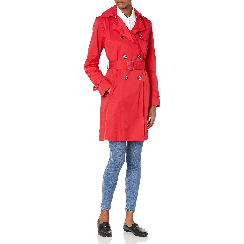 lightweight jackets for women -plus size women's tops -Cole Haan womens Double Breasted Trench Coat for Spring