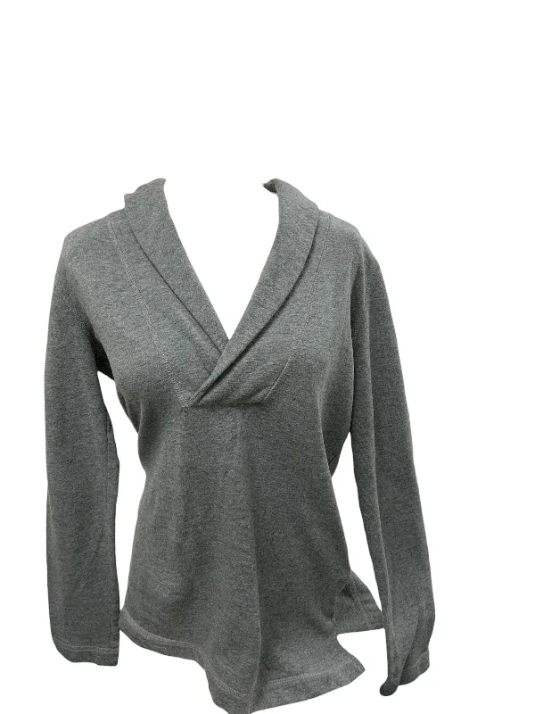 thermal coats for women -women's wrap tops -Merona Women's Top Grey M