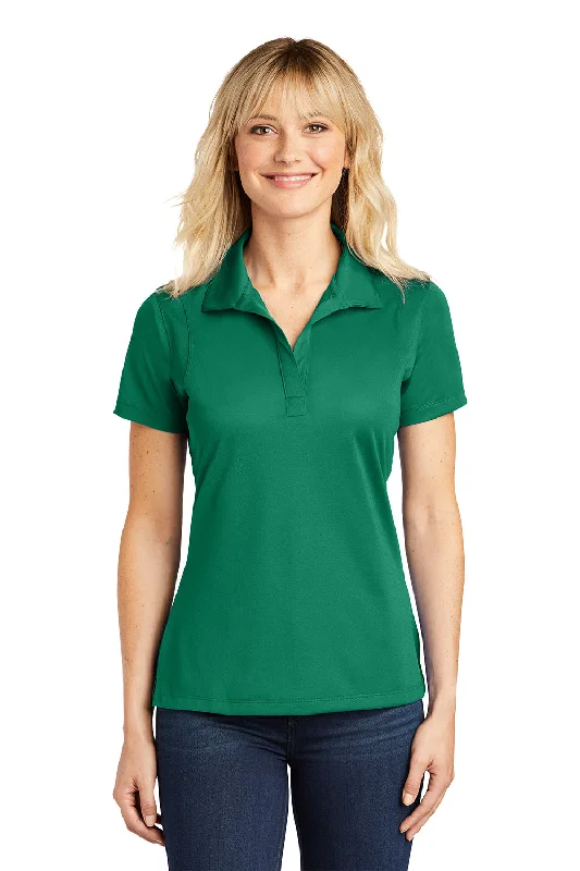 lightweight summer tops for women -Sport-Tek Womens Sport-Wick Moisture Wicking Short Sleeve Polo Shirt - Kelly Green