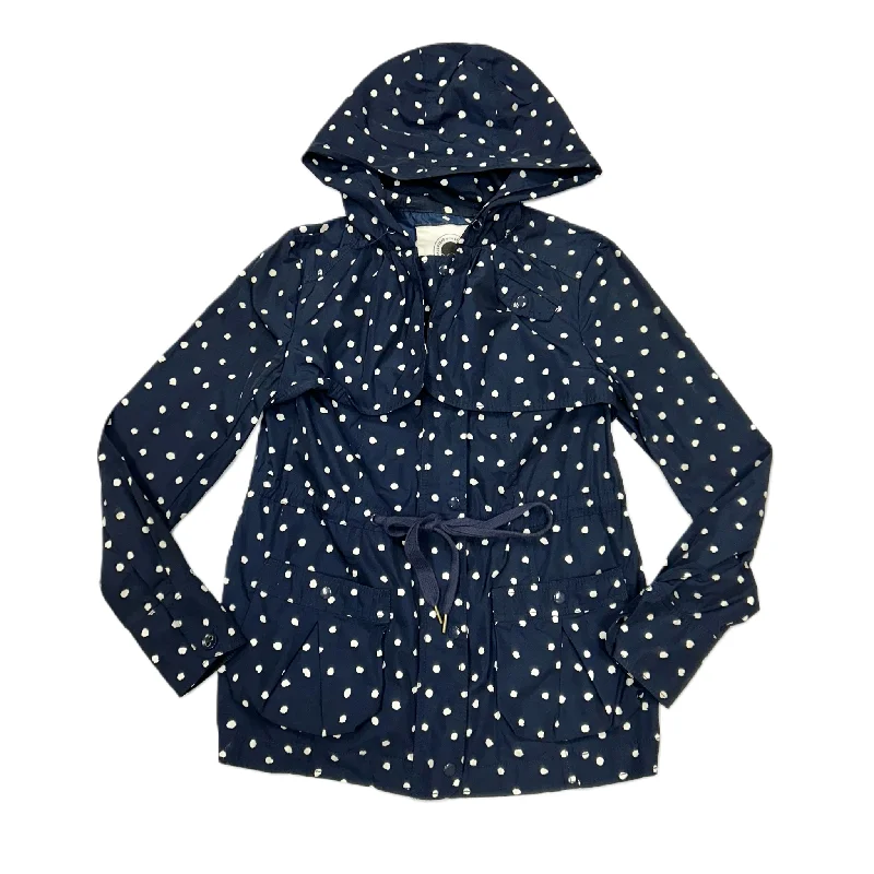 luxury winter coats for women -women's knitted sweaters -Coat Raincoat By Daughters Of The Liberation In Navy, Size: Xs