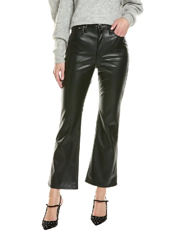 women's harem pants -trendy crop tops for women -rag & bone Casey Cropped Flare Pant