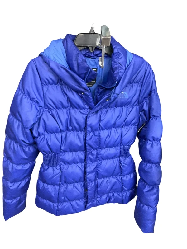 sleeveless coats for women -women's satin blouses -Coat Puffer & Quilted By The North Face In Blue, Size: S