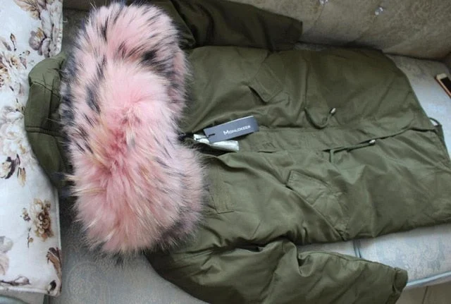 pink - real fur