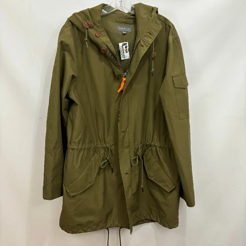 thermal coats for women -women's wrap tops -Coat Raincoat By L.l. Bean In Green, Size: M