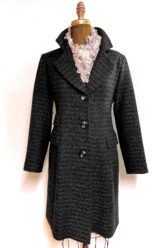 stylish blazers for women -chiffon blouses for women -Mary Equestrian Style Coat - 100% Merino Wool