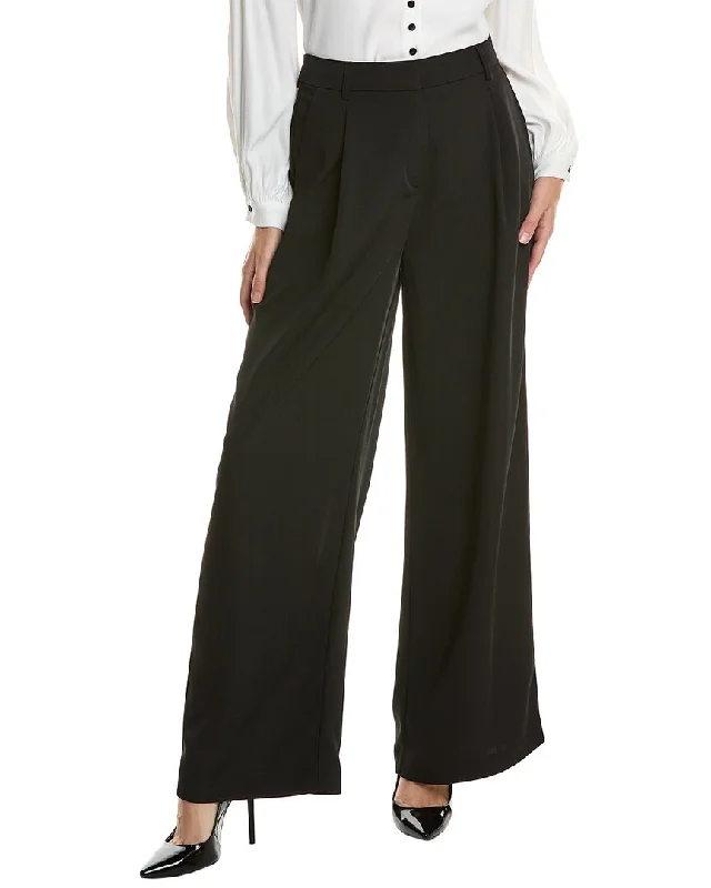 loose fit pants for women -women's summer blouses -BCBG New York Drapey Twill Pant