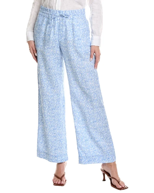 women's formal trousers -elegant women's tops -Tommy Bahama Chic Cheetah High-Rise Easy Linen Pant