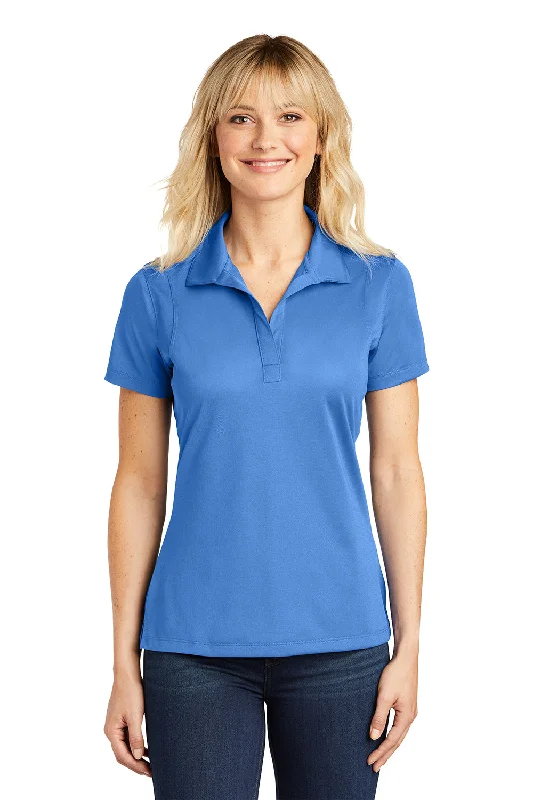 women's lace tops -Sport-Tek Womens Sport-Wick Moisture Wicking Short Sleeve Polo Shirt - Blue Lake