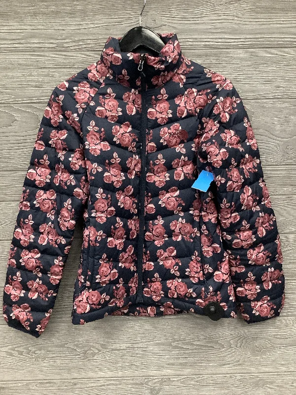 casual bomber jackets for women -breathable tops for women -Coat Puffer & Quilted By The North Face In Navy, Size: S