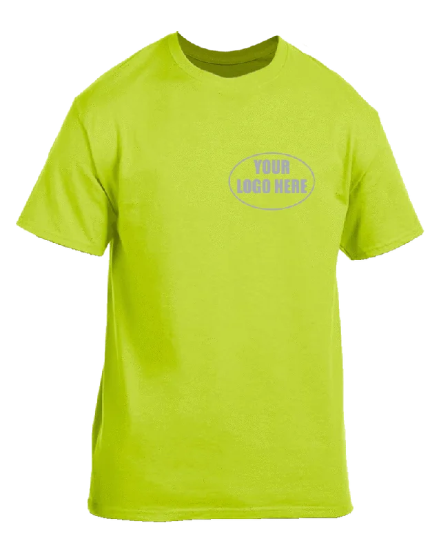 warm tops for women -High Visibility Short Sleeve Shirt With Reflective Custom Logo