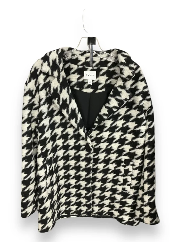 women's varsity jackets -draped tops for women -Coat Other By Nine West In Black & White, Size: M