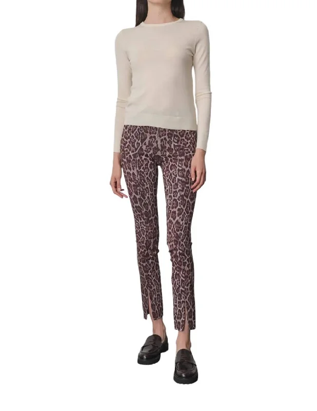 stylish palazzo pants -bell sleeve tops for women -Max Freedom Pant In Leopard