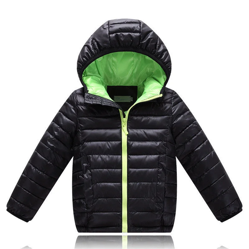 patchwork coats for women -casual loose blouses for women -Hooded Girls Boys Winter Coat Long Sleeve Boys Winter Jacket WindProof Children Kids Winter Jacket 4 to 12 Years