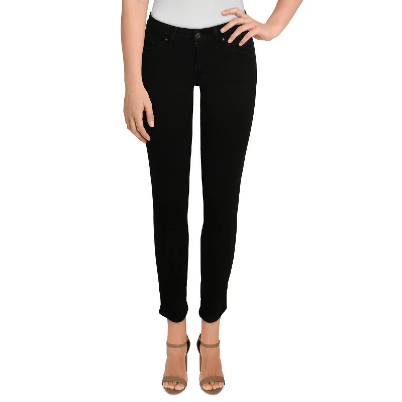 cropped trousers for women -stylish tops for ladies -Womens Mid-Rise Skinny Leg Skinny Jeans