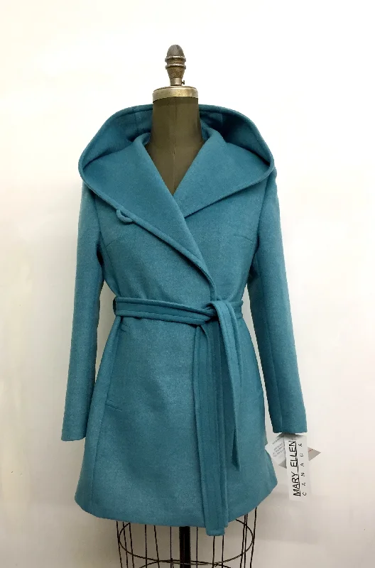 faux suede coats for women -asymmetrical tops for women -Tiffany Coat - 100% Pure Virgin Wool - Boiled Wool