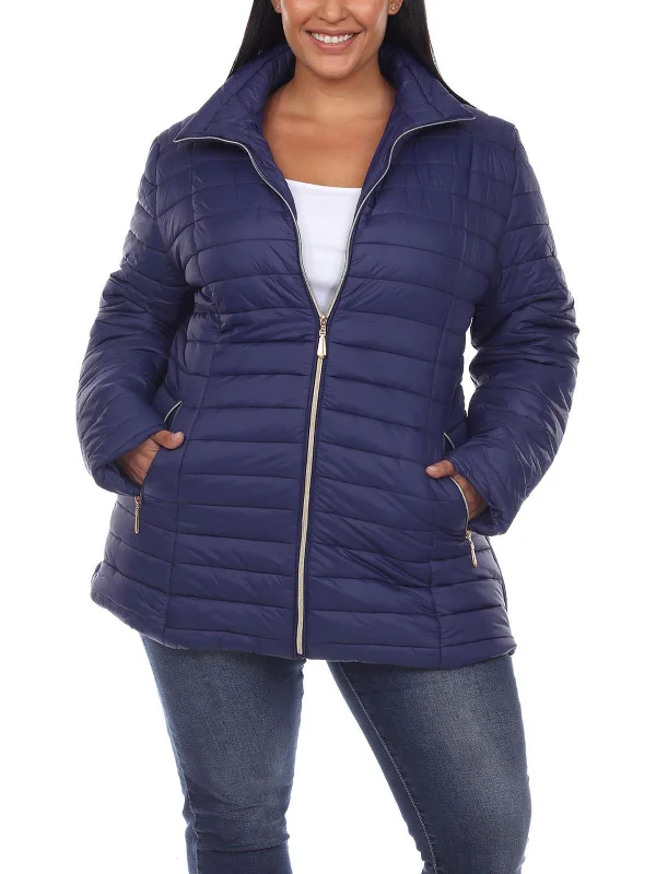 knitted jackets for women -soft knitted blouses for women -Plus Womens Warm Winter Puffer Jacket