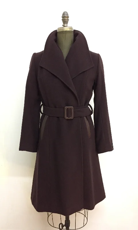 mid-length coats for women -modest tops for women -Daniela Wrap Coat - Cashmere & Wool Blend