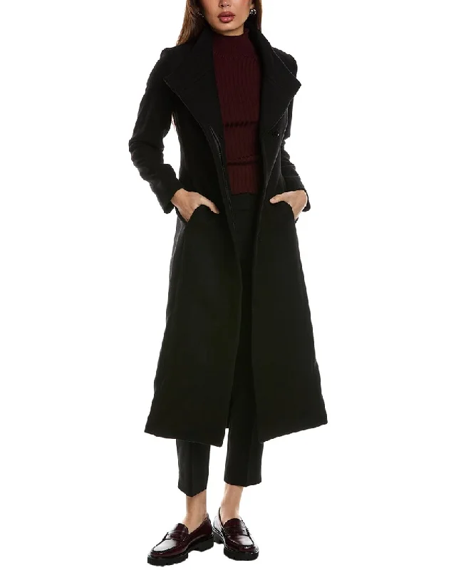 sporty jackets for women -lightweight summer tops for women -Reiss Mischa Wool-Blend Coat