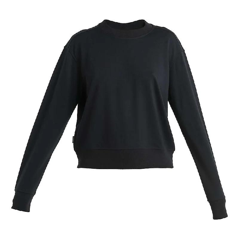 women's long sleeve blouse -Icebreaker Women's Merino Crush II LS Sweatshirt