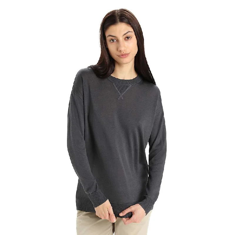 ruched tops for women -Icebreaker Women's Nova Sweater Sweatshirt