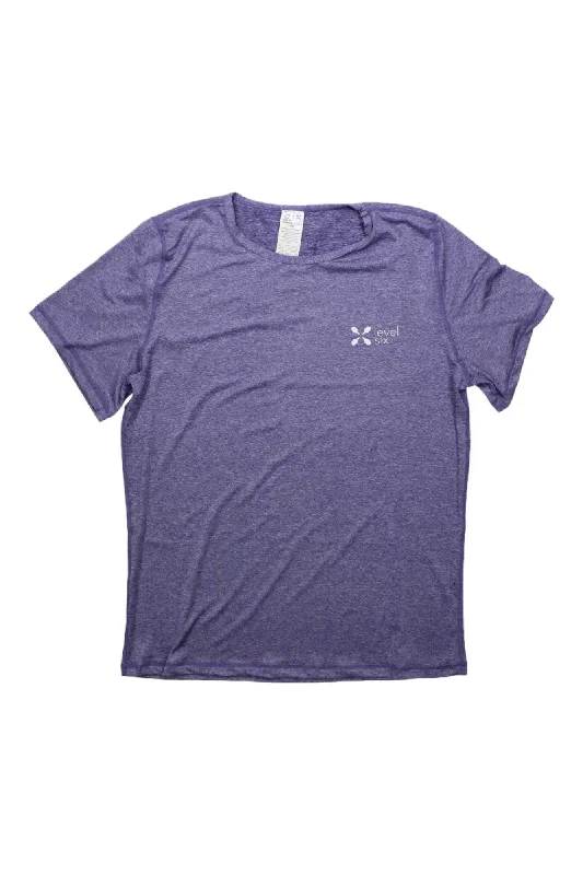 women's henley shirts -Level Six Women's Oasis SS Top