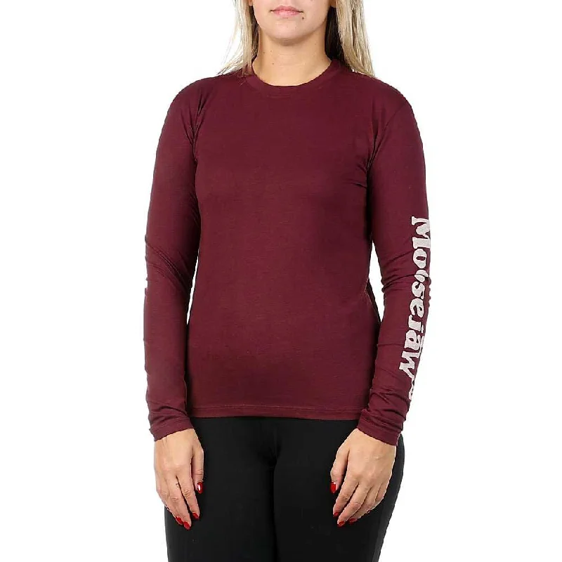 women's pleated tops -Moosejaw Women's Original Sleeve LS Tee